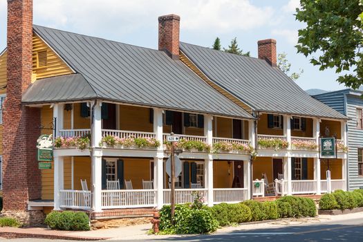 WASHINGTON  VA - JUNE 10: The Inn at Little Washington on June 10, 2012. This establishment was the first in the world to get 5 stars for both accommodation and restaurant.