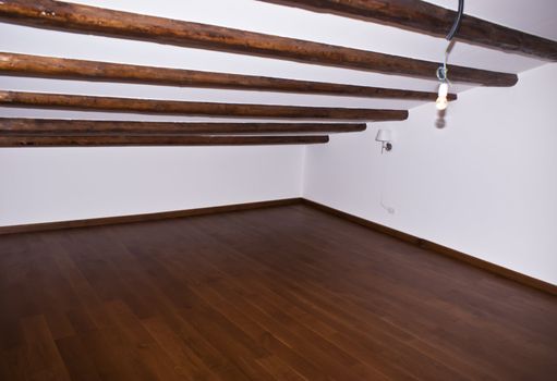 room with hardwood floors