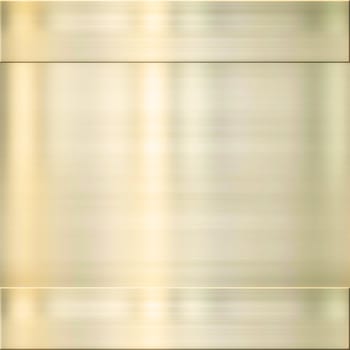 very finely brushed gold metal background texture