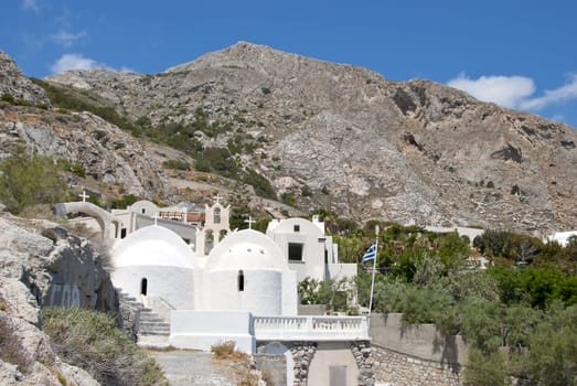 Medieval Greek Orthodox Chapel on a Mountainside