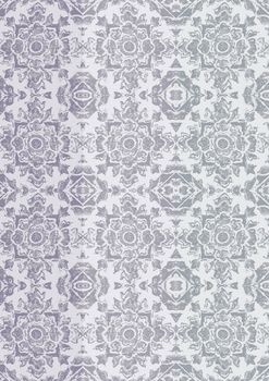 colorful glazed tiles, foral background