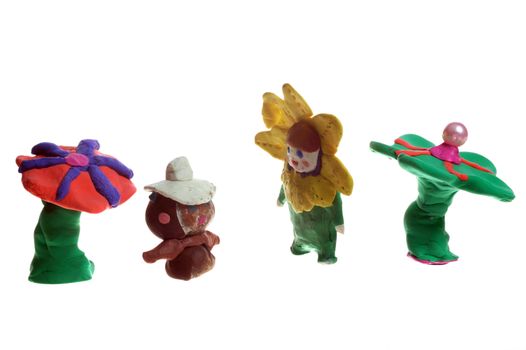 child made ??out of plasticine