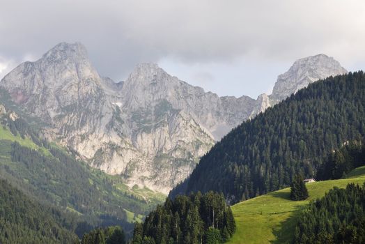 A beautiful Swiss landscape