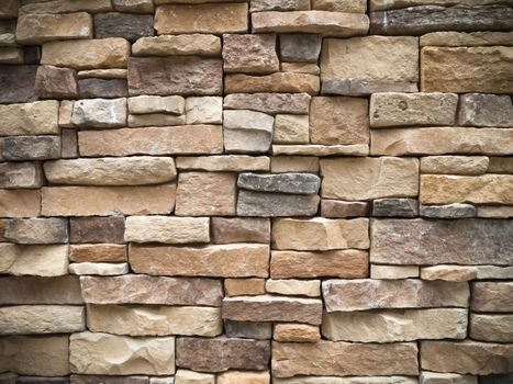 Textrue of old Rectangle stone wall for background