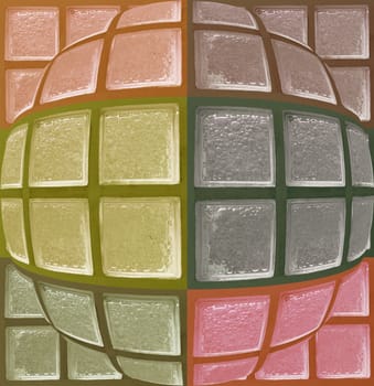Colorful Abstract Glass Style Background
