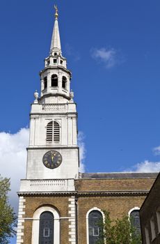 The historic St. James's Church in Clerkenwell, London.