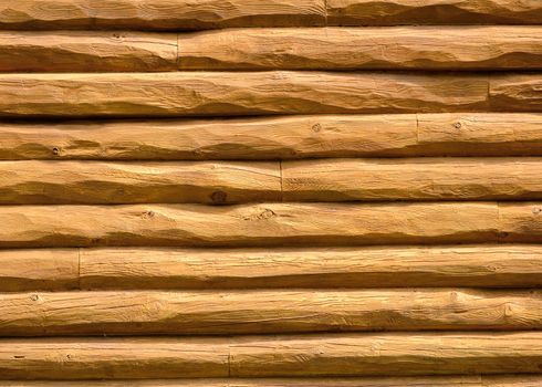 Log Cabin Wall for arts background or copy space.