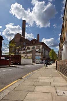 The Lots Road Power Station located in Chelsea, London.