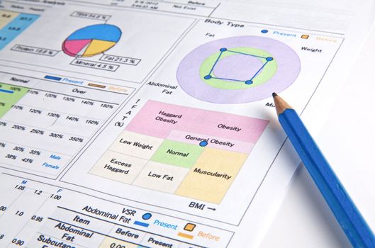 Analysis of body composition.