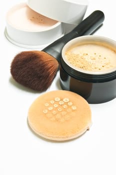 cosmetics to help conceal the wrinkles on the face