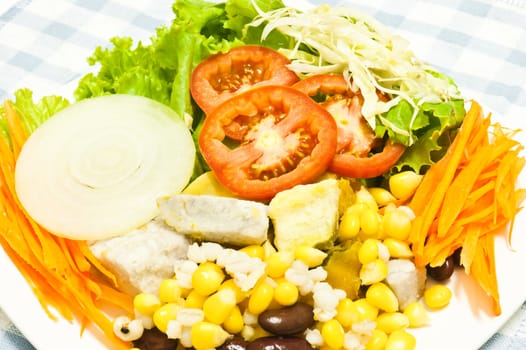 salad is the natural food for vegetarian