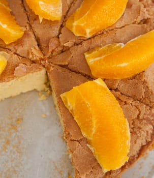 Components of the Orange Cake.