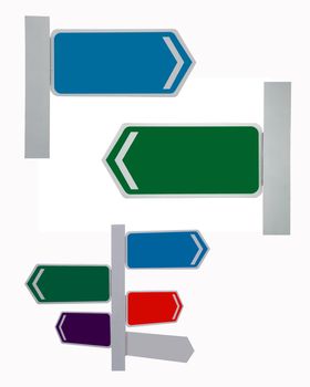 Direction traffic sign