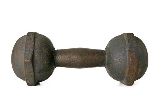 Steel ball used for exercising the arms.