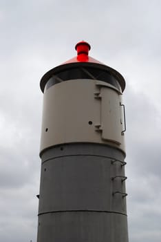 A typical Scandinavian lighthouse.