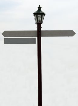  sign with the choice of direction to the left or right