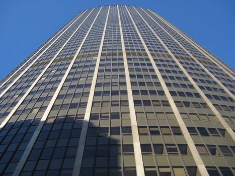 Tour Montparnasse, the office skyscraper located in Paris, France, in the area of Montparnasse.