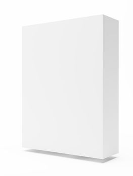 Blank Box Isolated on White
