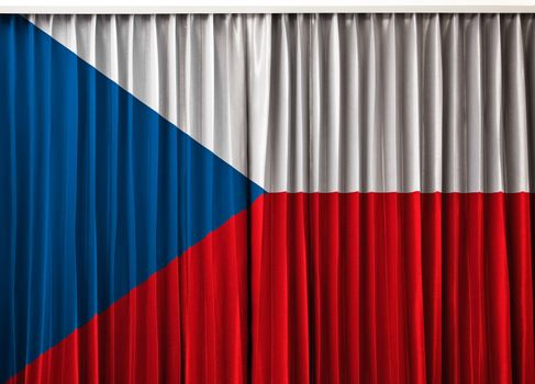 Czech republic on curtain