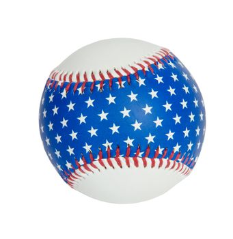 Baseball ball on white background