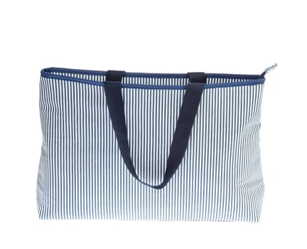 fabric cotton shopping bag on white