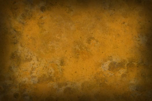 Rusty grungy background texture vignetted
