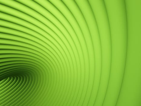 3d Illustration of Green Abstract Background