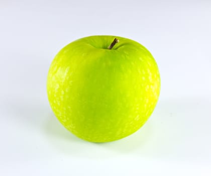 green apple isolated on white background