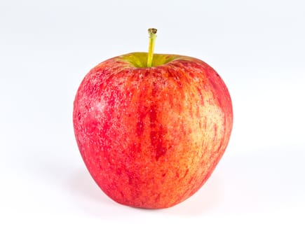 red apple isolated on white background