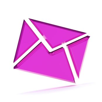 A Colourful 3d Rendered Email Concept Illustration