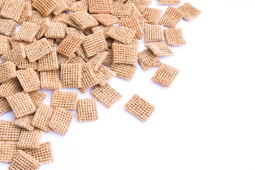 breakfast cereals isolated on a white background 