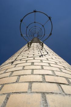 Chimney Pipe from low angle view