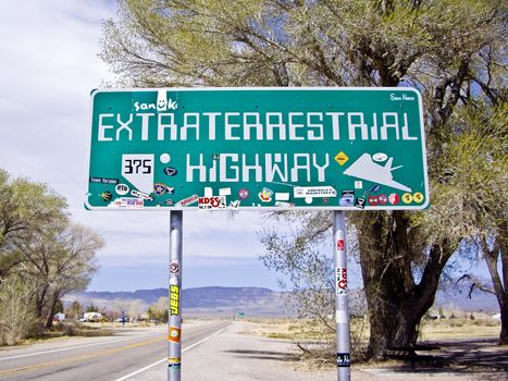 E.T. Highway in Nevada USA