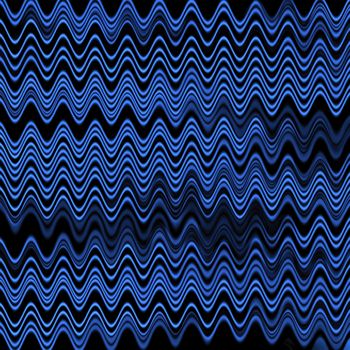 abstract blue wave pattern as background