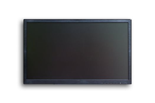 wide screen TV isolated with clipping path