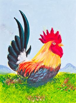 cock poster color