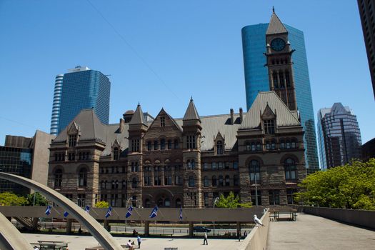 Old Toronto city hall from 1899 to 1966.