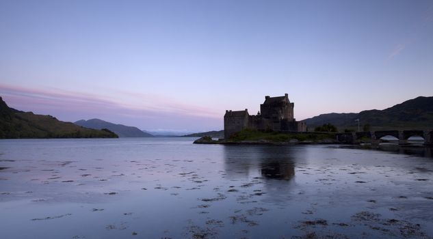 Eilan Donan in the Scottish highlands the setting of the film highlander