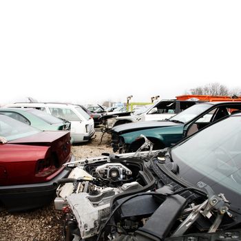 scrap yard for car recycling