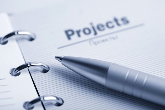 organizer and pen. buisness background
