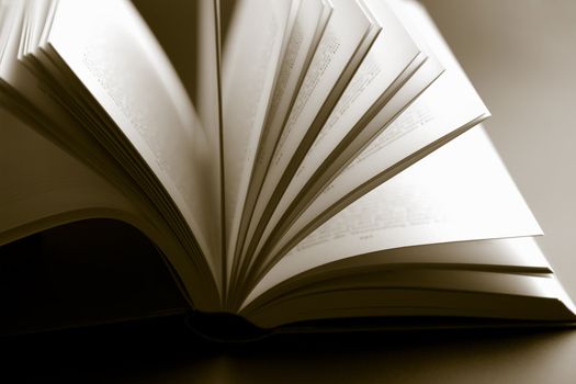 abstract open book