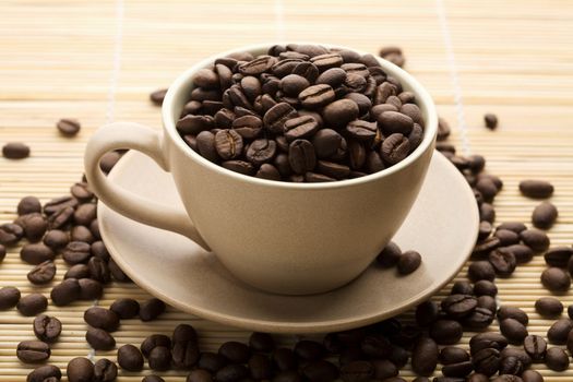 cup of coffee beans