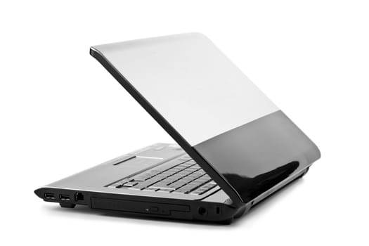 modern notebook isolated