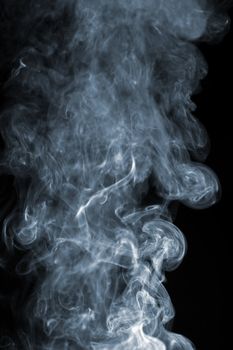abstract smoke over black background