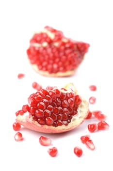 pomegranates isolated