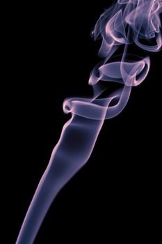 abstract smoke isolated