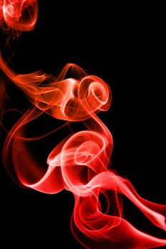 abstract red smoke