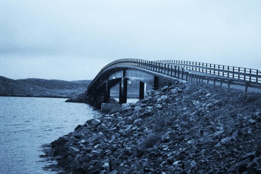 A bridge in the north of Norway.
