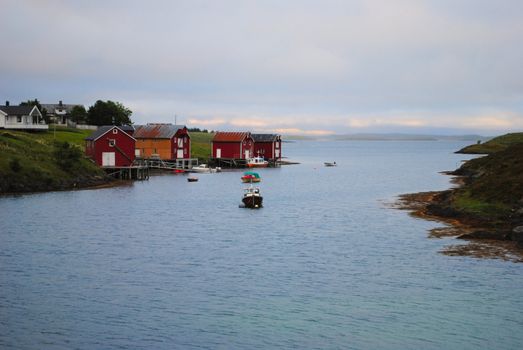 Scenery from Nordland County in the north of Norway.
