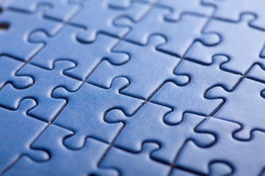 abstract blue puzzle background 
